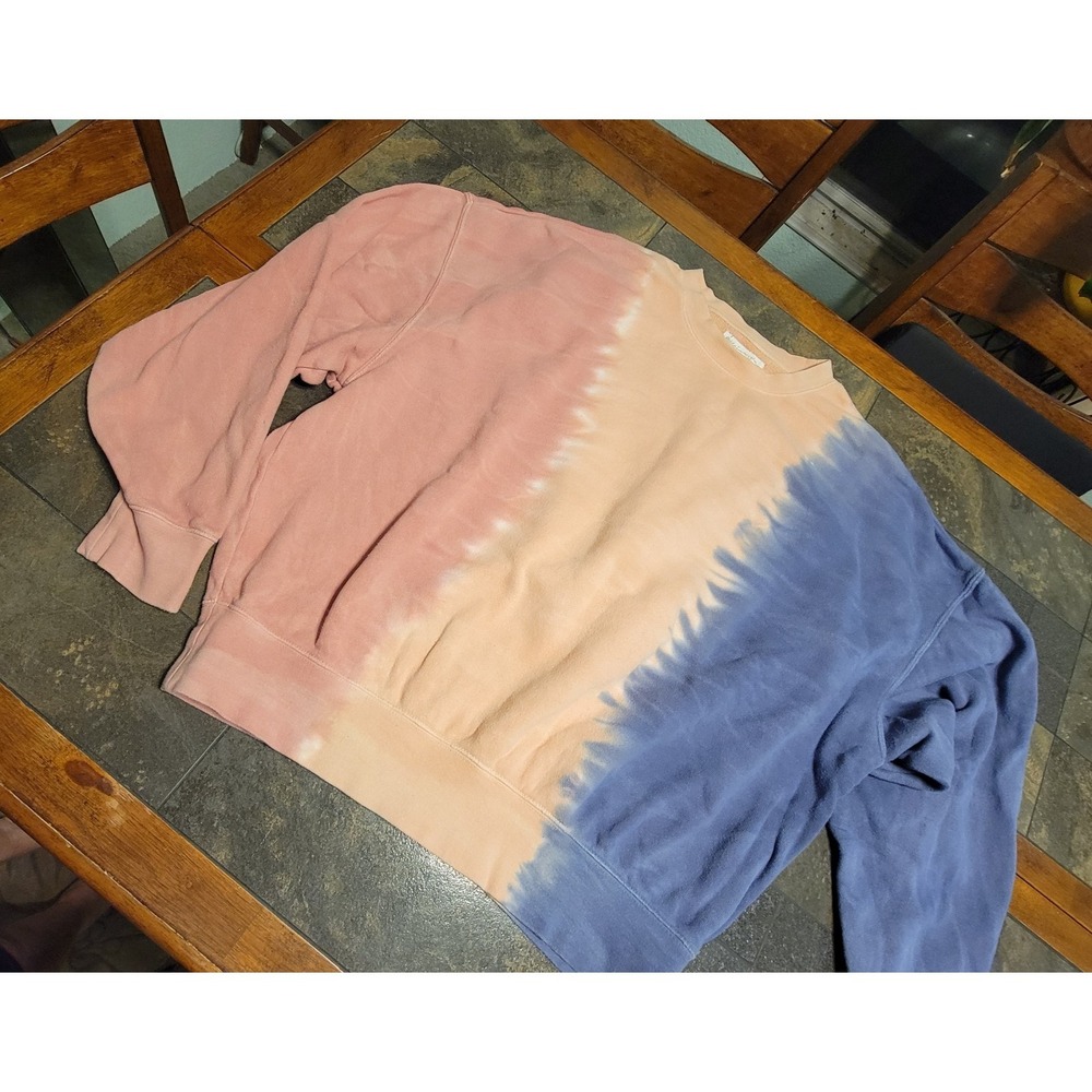 Spiritual Gangster Universe Hailey Tie Dye French Terry Sweatshirt Womens Size L - Picture 2 of 7